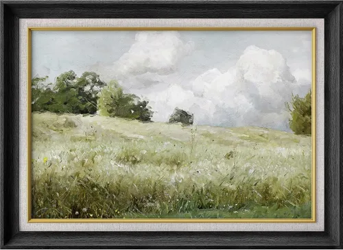 Miniatura 107 de MUDECOR Lienzo enmarcado prémium para pared, pinos nevados en bosque de invierno, ilustraciones modernas, arte contemporáneo, escénico, divertido