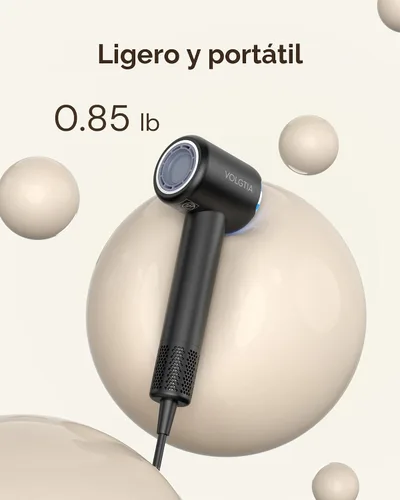 Miniatura 6 de VOLGITA - Secador de pelo con difusor para cabello rizado, secador de pelo, 110000 RPM, secador de pelo iónico profesional de alta velocidad