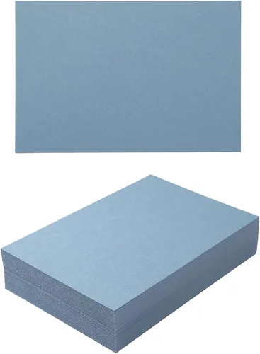 Miniatura 13 de Paquete de 100 hojas de cartulina gruesa en blanco de alta calidad para invitaciones, tarjetas de felicitación, postales, fotos, papel de 250GSM