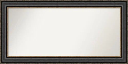 Miniatura 208 de Amanti Art Espejo personalizado, espejo de baño negro puente, espejo de pared o espejo de tocador de baño sobre el fregadero (26 x 26 pulgadas)