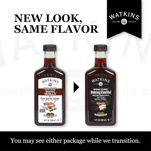 Miniatura 8 de Watkins All Natural Original Gourmet - Vainilla para hornear con extracto puro, botella de 8 onzas líquidas, 1 paquete