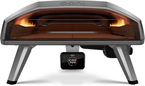 Horno de Pizza a Gas Ooni Koda 2 Pro – Horno para Exteriores de 18" Alimentado por Propano con Regulador de 28 mBar y Manguera de Gas, Horno Fundido