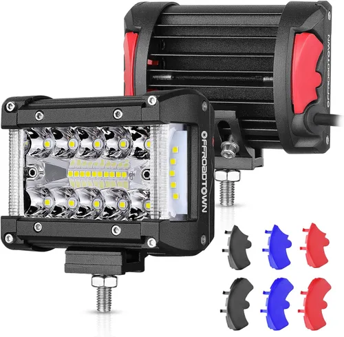 Miniatura 6 de OFFROADTOWN Barra de luz LED de 18 pies con cápsulas LED