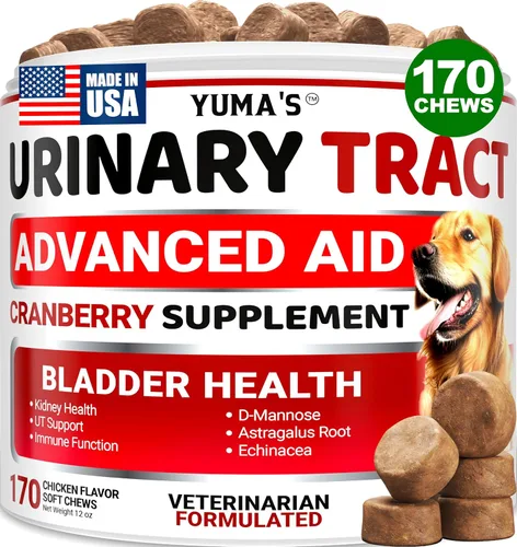 Miniatura 11 de Vitaminas y suplementos para perros – 170 golosinas – Multivitamínico masticable con glucosamina – Multivitamínico para perros mayores y cachorros