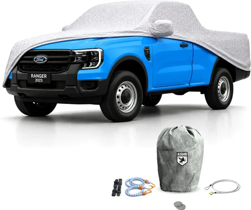 Miniatura 8 de CarCovers - Funda para camioneta para interiores resistente a los arañazos compatible con GMC 1982-1990 S-15 Extended Cab, material satinado negro