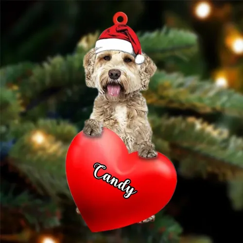 Miniatura 95 de Adornos de Navidad personalizados para perros, nombre personalizado, adorno de Malamute de Alaska, adornos acrílicos, regalos de Navidad, amantes