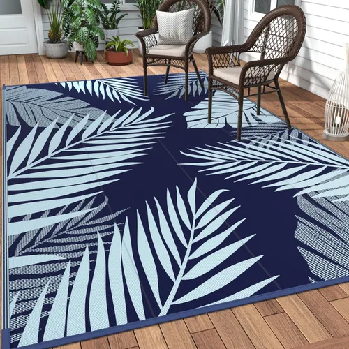 Miniatura 8 de GENIMO - Tapete reversible e impermeable para patios y exteriores, oferta, paja de plástico, para áreas grandes, campamentos, RV, pícnics, terrazas