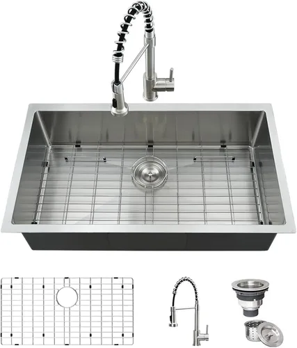 Miniatura 9 de Fregadero de barra negro de 12 pulgadas para montaje inferior de cuarzo-iAnomla 12x15 fregadero de cocina pequeño negro para montaje inferior barra
