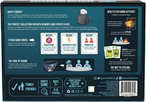 Miniatura 2 de Exploding Kittens Recetas para desastres 2-5 jugadores - A partir de 7 años - Juego de cartas para fiestas y familiares para niños y adultos