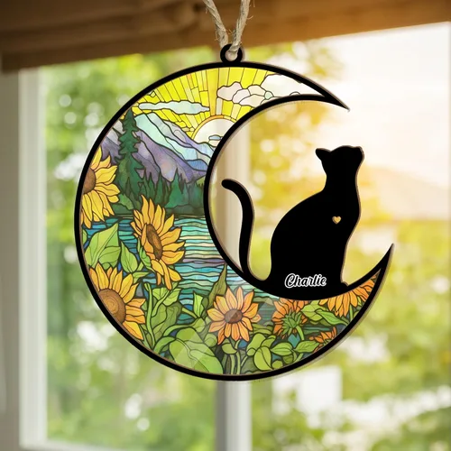 Miniatura 21 de Atrapasoles conmemorativo para gatos, regalo de condolencia de mascotas, regalo de condolencia de gatos, recuerdos de recuerdo de mascotas, regalos