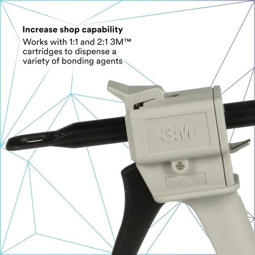Miniatura 4 de 3M 08190 Aplicador manual de rendimiento para cartuchos de 200 ml, color negro/gris, aplicación constante, 50 mililitros