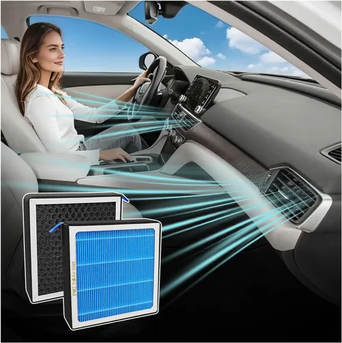 Miniatura 23 de MASHA Filtro de aire de cabina para Honda Accord (2023-2025) Civic (2016-2025) CR-V (2017-2025) Odyssey (2018-2025) con filtros de aire de repuesto
