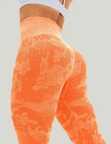 Miniatura 115 de HIGORUN - Leggings sin costuras para mujer, moldeadores, con diseño gráfico de sonrisas, de cintura alta, para el gimnasio, yoga o hacer ejercicio