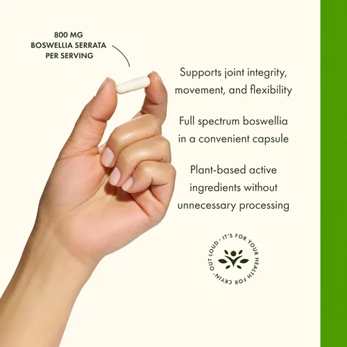 Miniatura 4 de Swanson Suplemento ayurvédico para articulaciones Boswellia Serrata de doble fuerza para adultos activos que buscan flexibilidad y apoyo