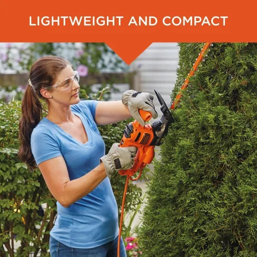 Miniatura 14 de BLACK+DECKER Cortasetos eléctrico, 17 pulgadas (BEHT150)