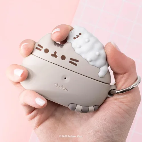 Miniatura 3 de Pusheen - Funda compatible con AirPods Pro [Pusheen & Stormy] + dije de teléfono Pusheen [15 aniversario]
