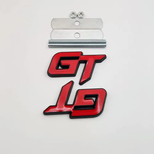 Miniatura 2 de Emblema de metal 3D de la parrilla delantera del coche con logotipo GT + insignia de la tapa del maletero de Grand Tourer, calcomanía deportiva