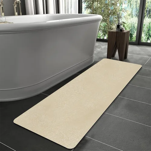 Miniatura 25 de Tierra de Diatomeas Tapete de Baño Alfombras de Baño Súper Absorbente Secado Rápido Antideslizante Tapete de Baño Delgado Tapetes de Piso de Baño