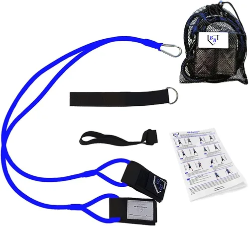 Miniatura 9 de BB Bands Bandas de resistencia para béisbol y sóftbol - Bandas de entrenamiento de fuerza para el brazo, equipo de acondicionamiento para Negro