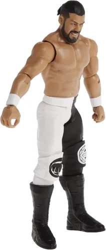 WWE WrestleMania 37 Andrade Figura de acción Posable 6 pulgadas Coleccionable y Regalo para Edades de 6 años en adelante