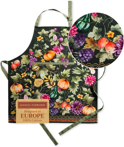 Miniatura 93 de Maison d' Hermine Delantal 100% de algodón para mujeres con bolsillo de cocina delantal de chef para hombres para cocinar primavera verano