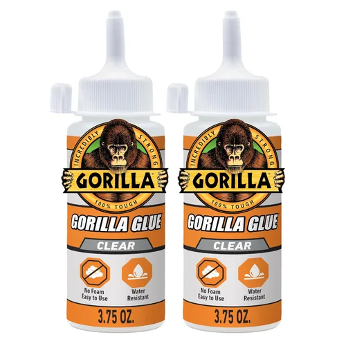 Miniatura 9 de Gorilla - Pegamento transparente, botella de 1.75 onzas (paquete de 1) - Cristal claro, para todo uso y resistente al agua