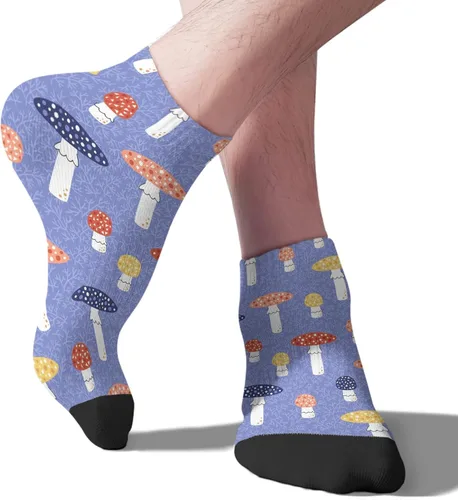 Miniatura 9 de devor Mens Athletic Socks Dress for Mens Socks No Show Athletic Socks Fashionable Mushrooms Funny Mushrooms Magic Mushrooms Plant Forest Sock
