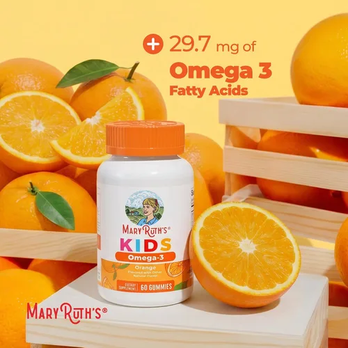 Miniatura 6 de MaryRuth's - Gomitas veganas Omega 3 para niños a partir de 2 meses Sin azúcar Suplemento Omega 3 con vitamina C, vitamina E, aceite de linaza