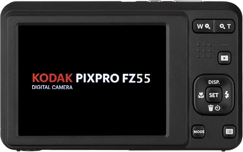 Miniatura 3 de Kodak Pixpro FZ55 - Cámara digital (azul) El paquete incluye: tarjeta de memoria de 128 GB, batería recargable, cargador de batería, trípode