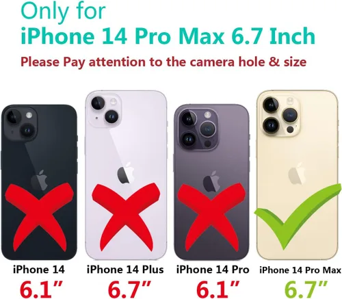 Miniatura 2 de Funda para iPhone 14 Pro Max con correa para la muñeca, función atril con purpurina de dibujos animados IMD de silicona TPU a prueba de golpes