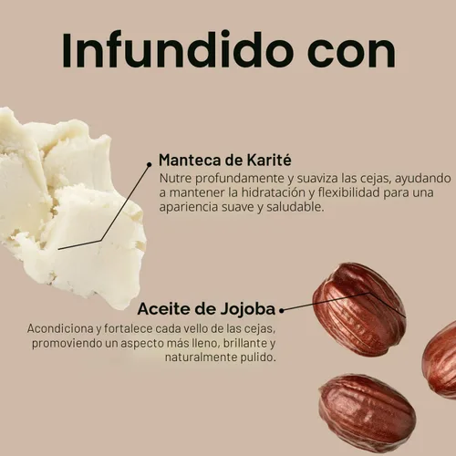 Miniatura 4 de Palladio Polvo para Cejas, Polvo Suave y Natural para Cejas con Aceite de Jojoba y Manteca de Karité, Ayuda a Mejorar y Definir las Cejas