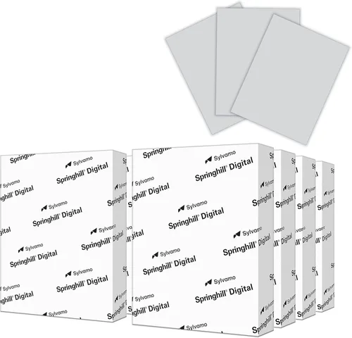 Miniatura 23 de Papel de cartulina Springhill de color azul Crema