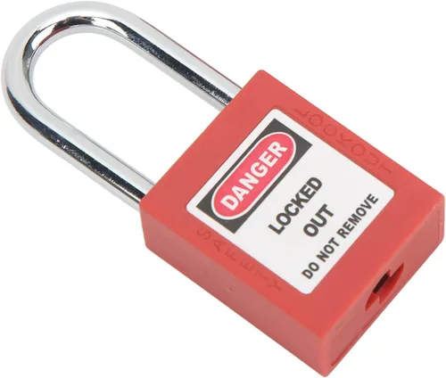 Miniatura 8 de Juego de cerrojos para candados, kit de etiquetado ImpactLockout de acero inoxidable, diseño de 6 agujeros, alta seguridad, a prueba