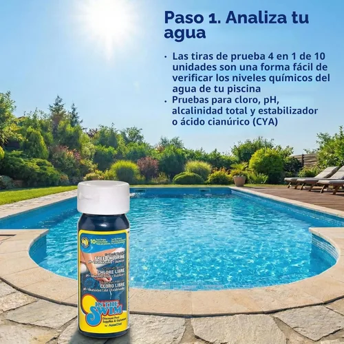 Miniatura 2 de In The Swim Pool Deluxe Kit de Inicio Químico de Apertura - Piscinas Sobre Tierra y Piscinas Enterradas - Hasta 15,000 Blanco