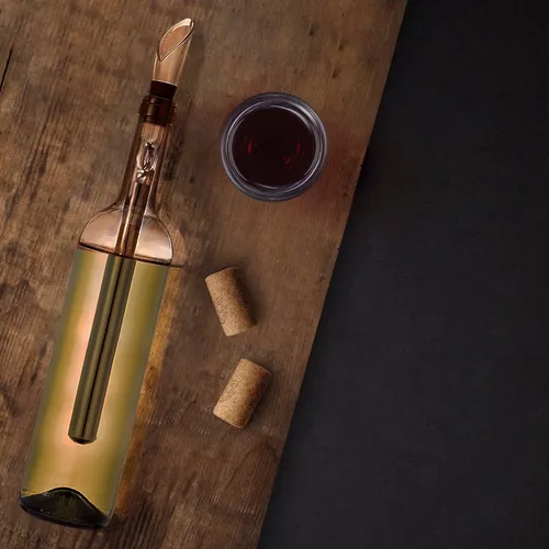 Miniatura 9 de Enfriador de vino pequeño enfriador de vino 3 en 1 de acero inoxidable enfriador de botellas de vino enfriadores de vino sin hielo para botellas