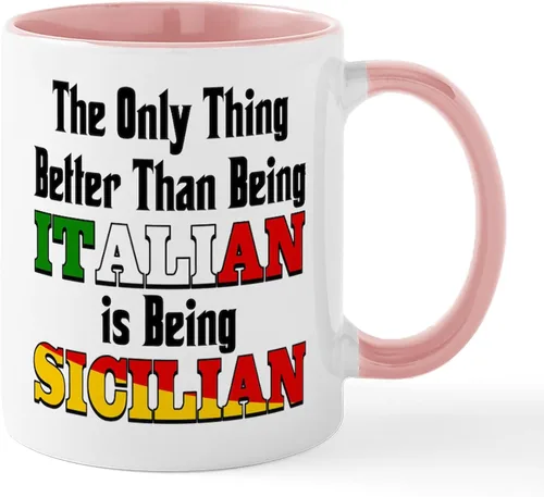 Miniatura 19 de CafePress Sicilia Mug - Taza de café de cerámica (11.0 fl oz)