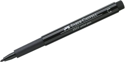 Miniatura 2 de Faber-Castell Rotulador a base de agua Pit Artist Pen 199 Negro 1.5 167890