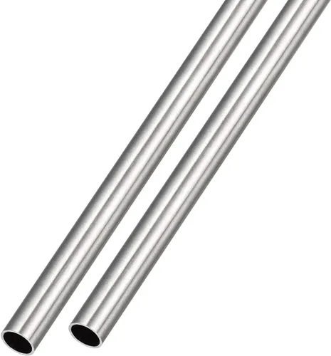 METALLIXITY Tubo de acero inoxidable 304 (0.157 in de diámetro x 0.008 in de pared T x 9.843 in de largo), 2 piezas, tubo recto - para muebles del