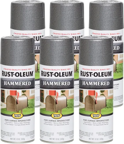 Miniatura 12 de Rust-Oleum 210849 - Pintura en aerosol martillada para prevención del óxido, 12 onzas, cobre