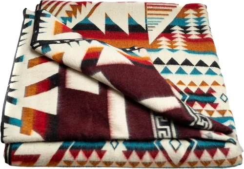 Miniatura 11 de Manta de lana de alpaca XXL Transpirable hipoalergénica ultra suave Grande cálida tradicional hecha a mano 85 x 80 pulgadas No raya ni pica