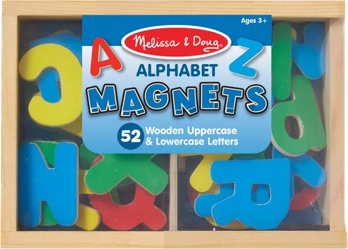 Miniatura 3 de Imanes de madera del alfabeto Melissa & Doug, Letras, Multicolor/Ninguno