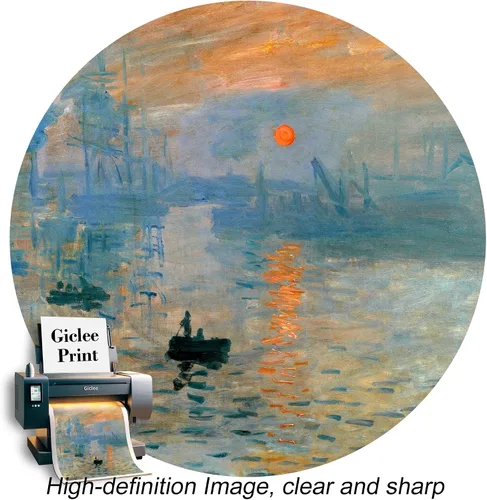 Miniatura 365 de A&T ARTWORK Campo de trigo con cipreses de Van Gogh Las reproducciones de arte clásico mundial, impresiones en lienzo giclée para decoración