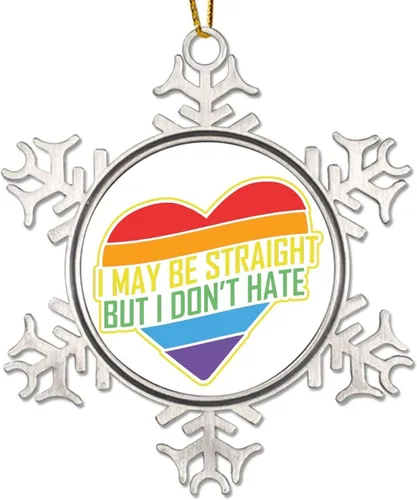 Miniatura 13 de Adornos de Navidad para árbol Love Wins Bisexual Lesbianas Adornos Gay Decoración de árbol de Navidad Recuerdo Bisexual Orgullo Arco Iris Gay LGBTQ