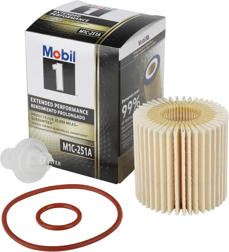 Mobil 1 filtro de aceite de rendimiento extendido, M1C-251A | Mezcla sintética, protección de alta eficiencia de 20,000 millas | 1 paquete