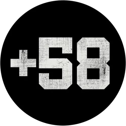 Miniatura 3 de Código de país de Venezuela, más cincuenta y ocho (+58) PopSockets Standard PopGrip