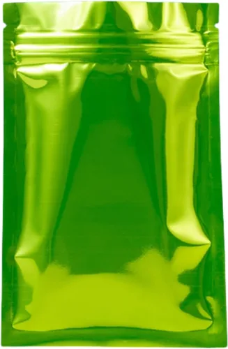 Miniatura 10 de Paquete de 100 bolsas de 5,8x7,9 cm Mylar para cierre de cremallera, reutilizables, pequeñas, de papel de aluminio, paquete de cierre de cremallera