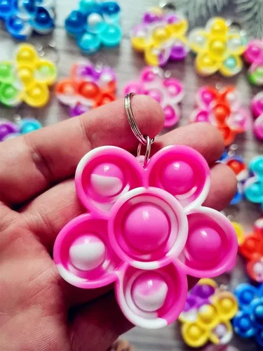 Miniatura 3 de Paquete de 100 mini juguetes sensoriales de flores, para autismo, necesidades especiales, regalo de fiesta sensorial para familia, adultos y niños