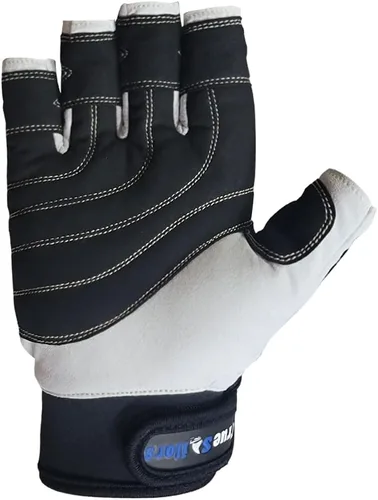 Miniatura 5 de MRX - Guantes de vela para hombres y mujeres, agarre de 3/4 dedos, ideales para vela, yate, remo, kayak, pesca, deportes acuáticos