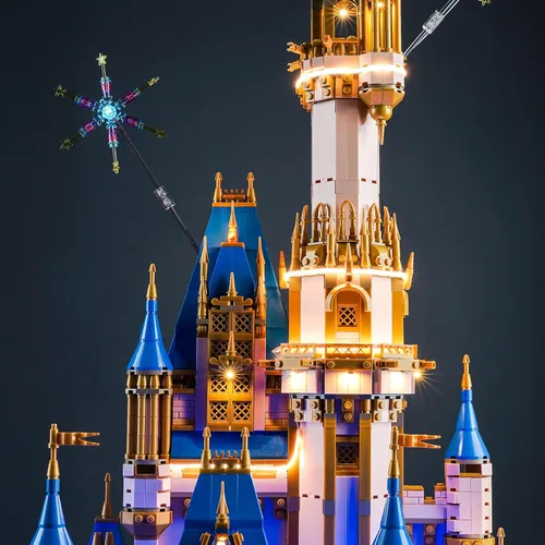Miniatura 4 de LocoLee Kit de luz LED compatible con LEGO Castle, versión musical mejorada, juego de iluminación creativa, accesorios compatibles con LEGO Ideas