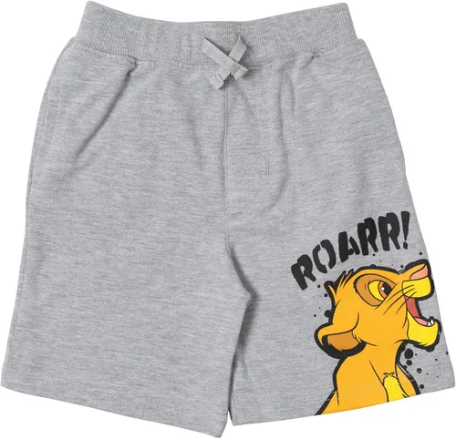 Miniatura 3 de Disney Mickey Mouse Lion King Pixar Cars Toy Story French Terry - Paquete de 2 pantalones cortos para niños pequeños a grandes